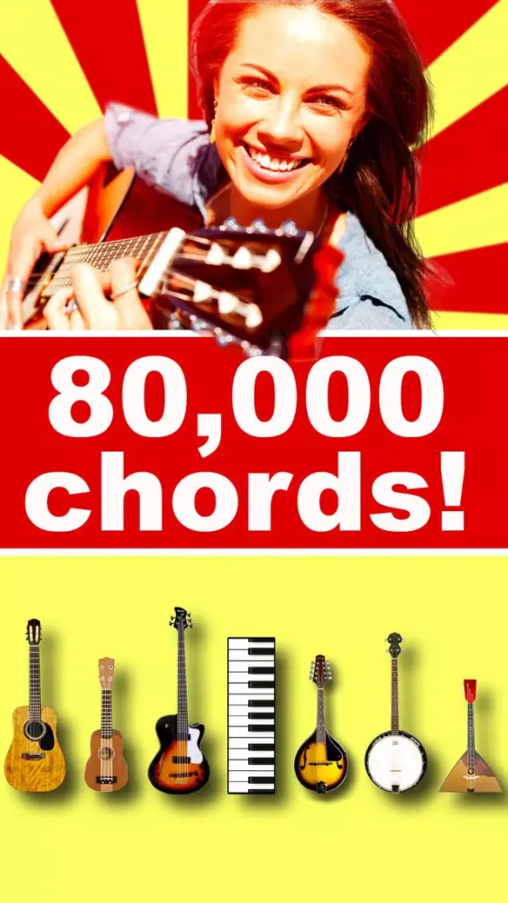 Ảnh chụp màn hình của Chords Compass Lite: find piano chords and more!