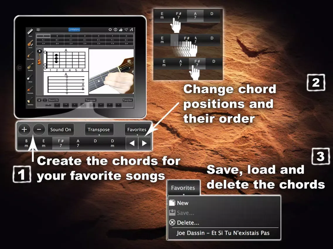 Chords Maestro Free: find piano chords and more! iPad  Ekran Görüntüleri