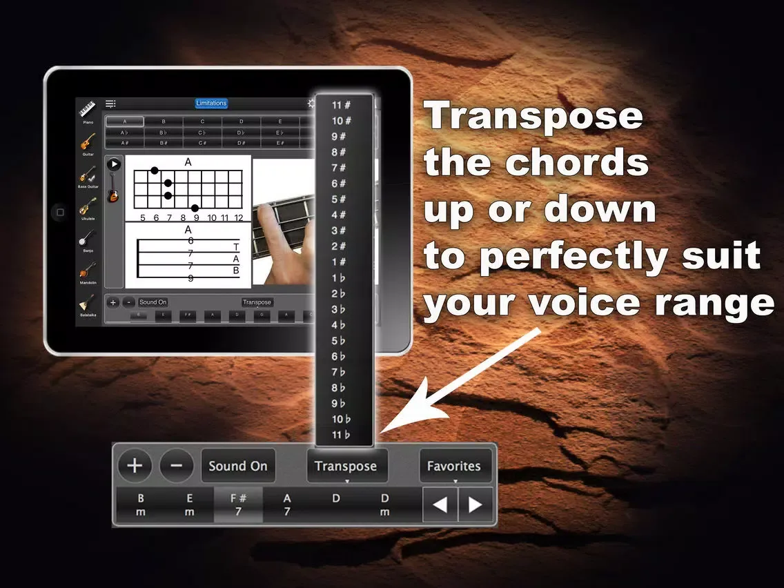 Chords Maestro Free: find piano chords and more! iPad  Ekran Görüntüleri