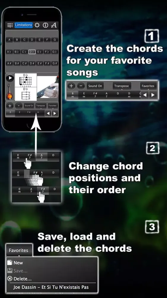 تصاویر Mandolin Chords Lite
