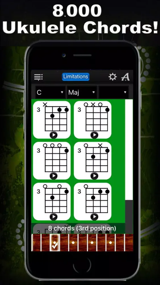 تصاویر Ukulele Chords Compass Lite - learn the chord charts & play them