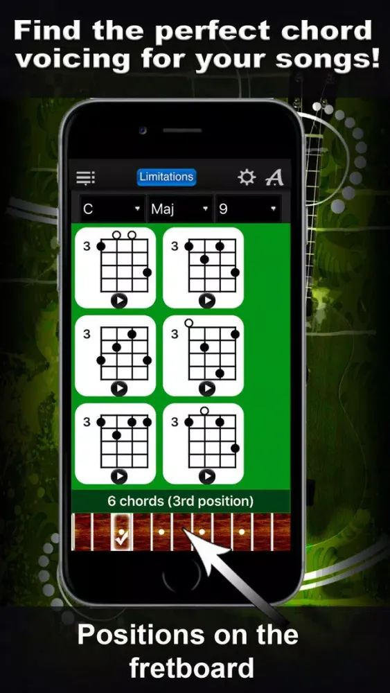 تصاویر Ukulele Chords Compass Lite - learn the chord charts & play them