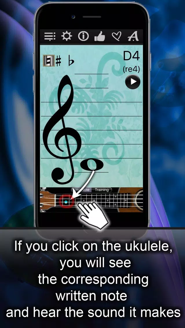 Ukulele Notes Finder应用截图