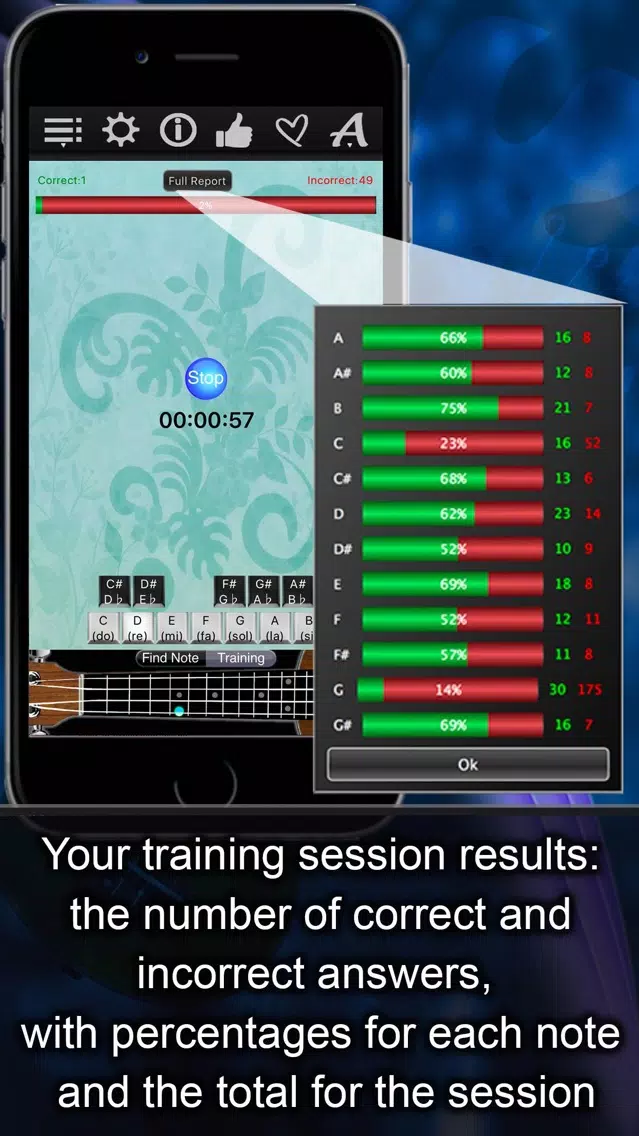 Ukulele Notes Finder应用截图