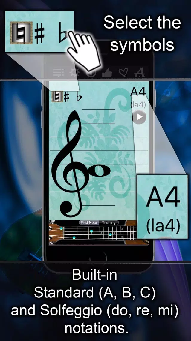 Ukulele Notes Finder应用截图