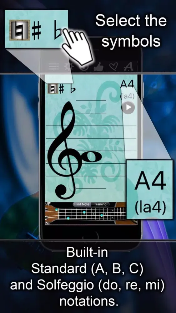 Ukulele Notes Finder স্ক্রিনশট