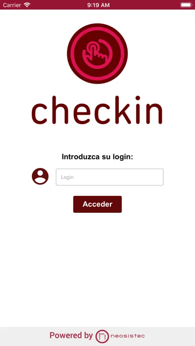 Captures d'écran de Checkin control de accesos
