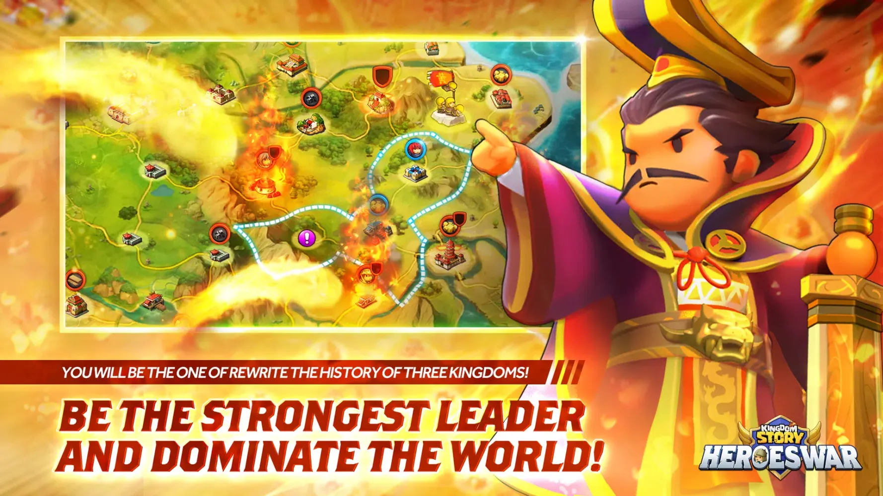 Tangkapan layar Kingdom Story: HEROES WAR