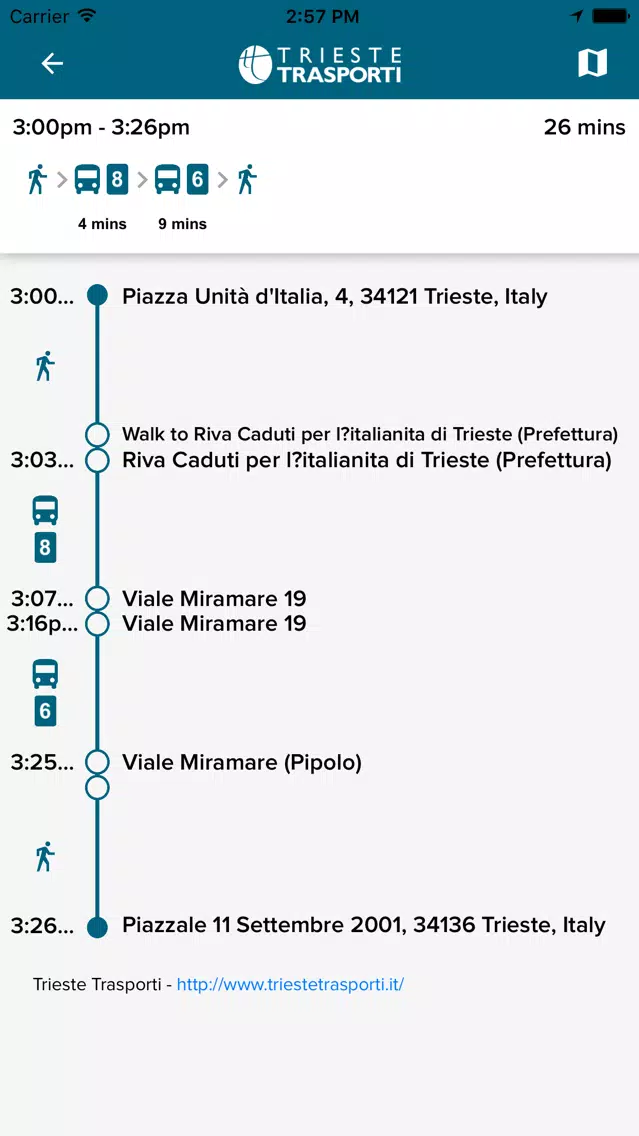 Trieste Trasporti スクリーンショット
