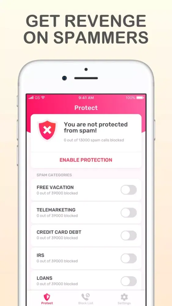 Call Blocker – Block Spam স্ক্রিনশট