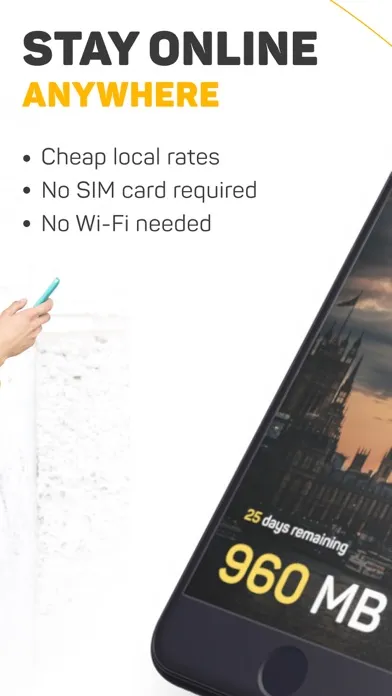eSIM: your virtual travel sim سکرین شاٹس