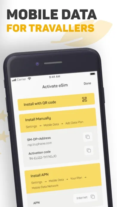 eSIM: your virtual travel sim سکرین شاٹس