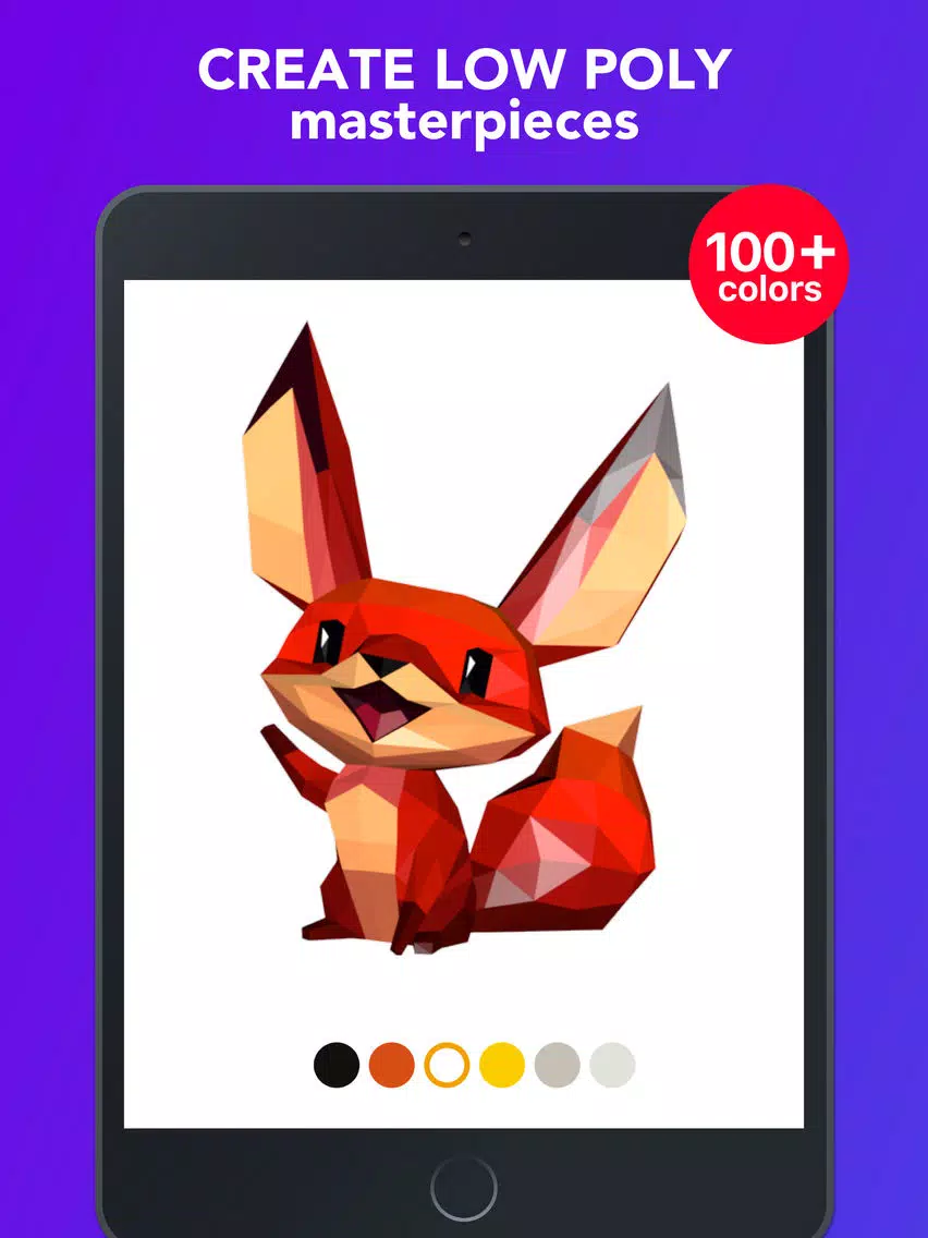 Loly-Poly 3D: draw by polygon iPad  Screenshots