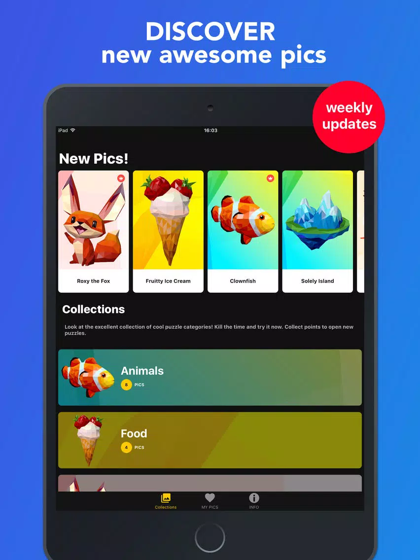 Loly-Poly 3D: draw by polygon iPad  Screenshots