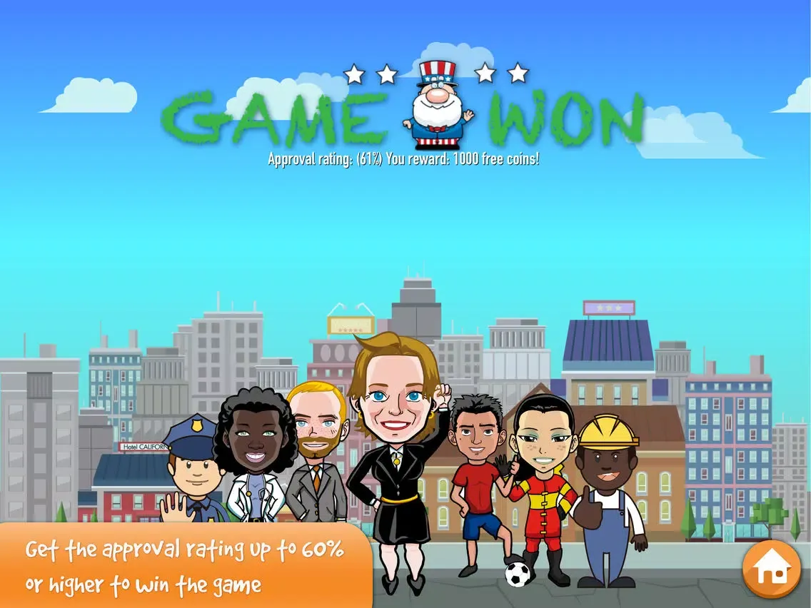 تصاویر Happy Americans: Your US Elections Crystal-ball iPad 