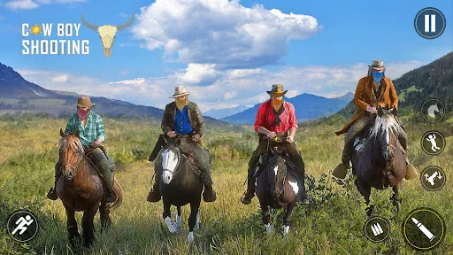 Capturas de tela do West Cowboy Game: Horse Riding