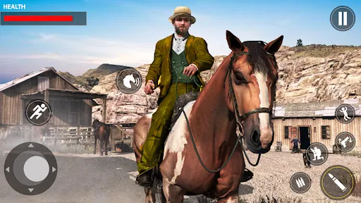 Capturas de tela do West Cowboy Game: Horse Riding