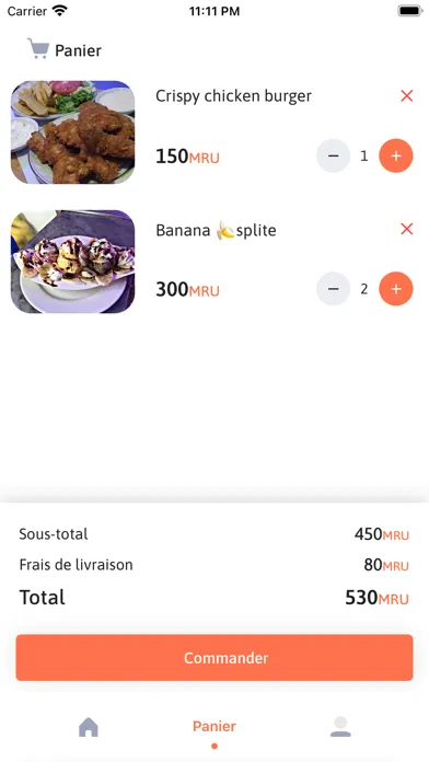 Tangkapan skrin Express Delivery