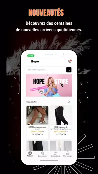Hope - Vêtements & Shopping應用截圖