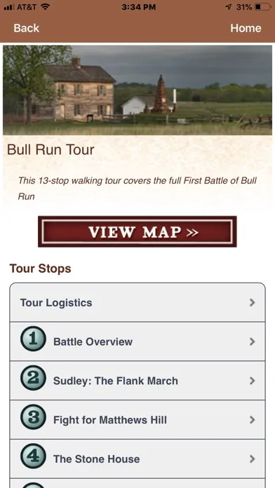Bull Run Battle App স্ক্রিনশট