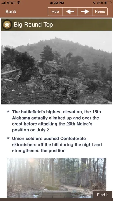 Screenshot di Gettysburg Battle App