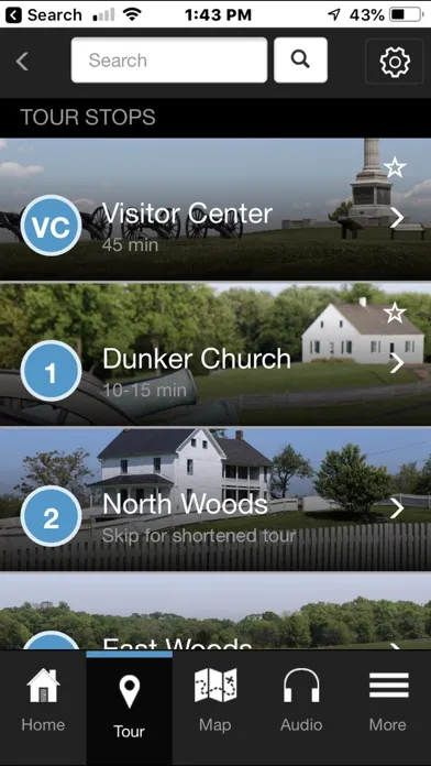 Скриншоты Antietam Trail Map App