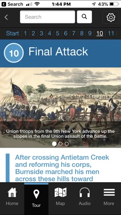 Скриншоты Antietam Trail Map App