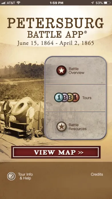 Capturas de pantalla de Petersburg Battle App