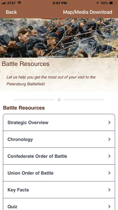 Capturas de pantalla de Petersburg Battle App