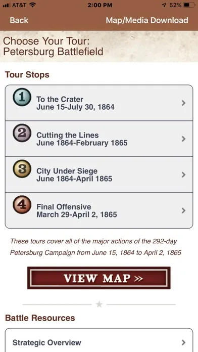 Capturas de pantalla de Petersburg Battle App