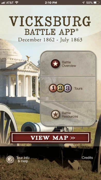 Vicksburg Battle App 스크린샷