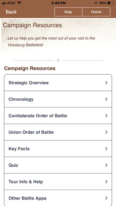 Vicksburg Battle App 스크린샷