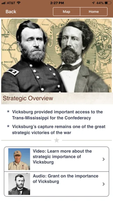 Vicksburg Battle App 스크린샷