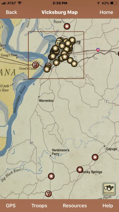 Vicksburg Battle App 스크린샷