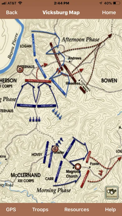 Vicksburg Battle App 스크린샷