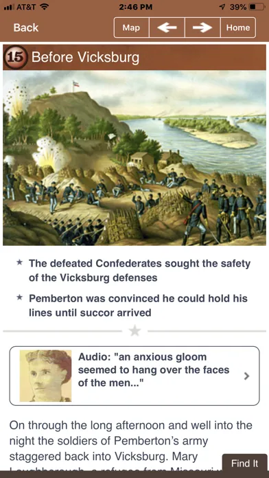 Vicksburg Battle App 스크린샷