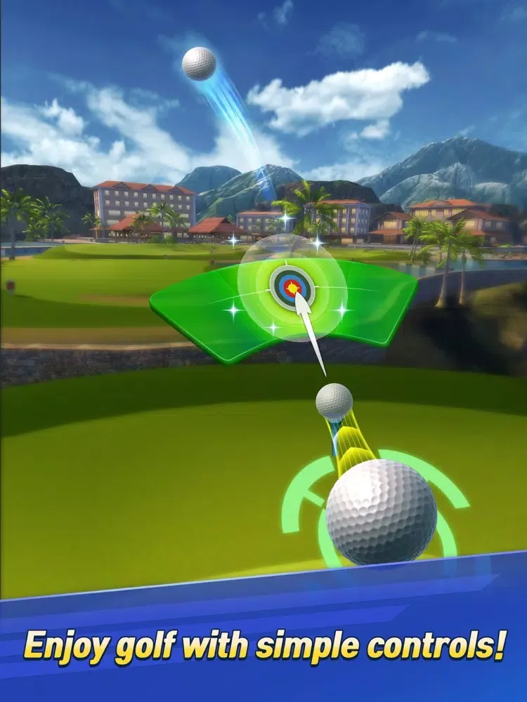 Tangkapan layar Golf Challenge iPad 