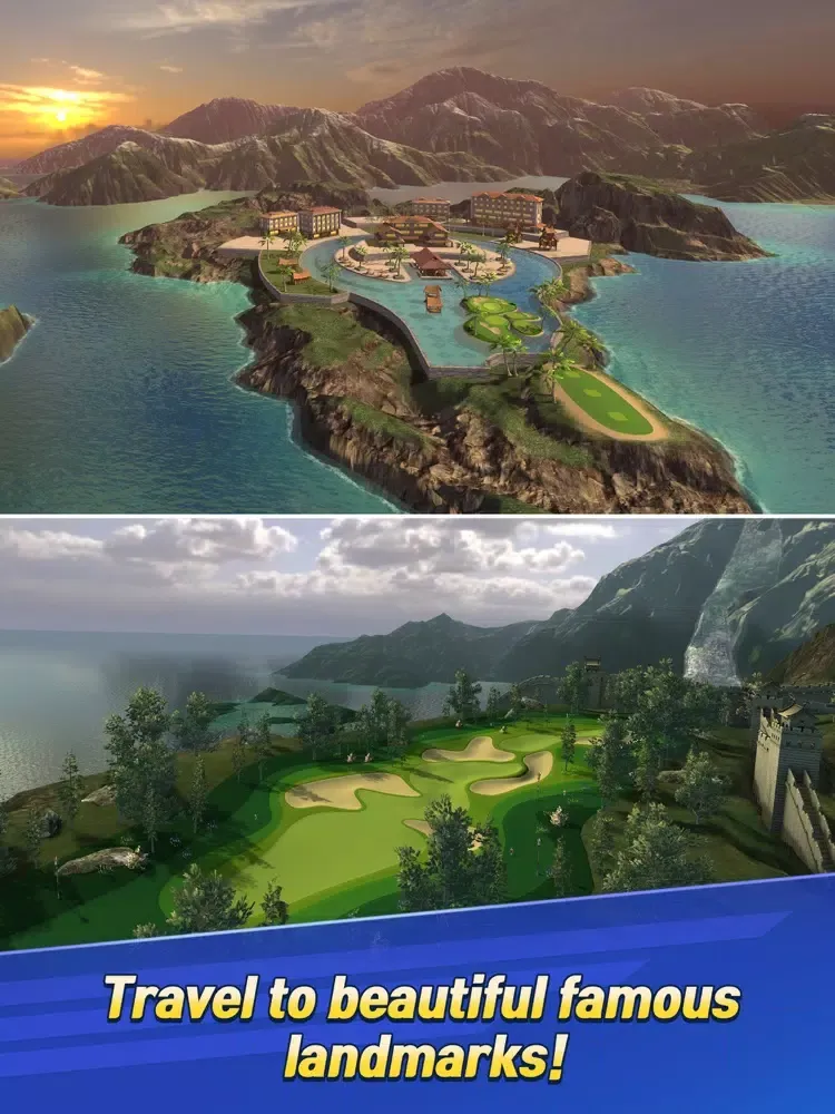 Tangkapan layar Golf Challenge iPad 