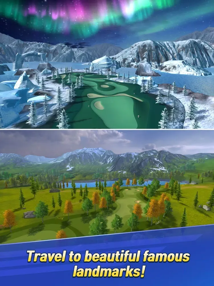 Tangkapan layar Golf Challenge iPad 