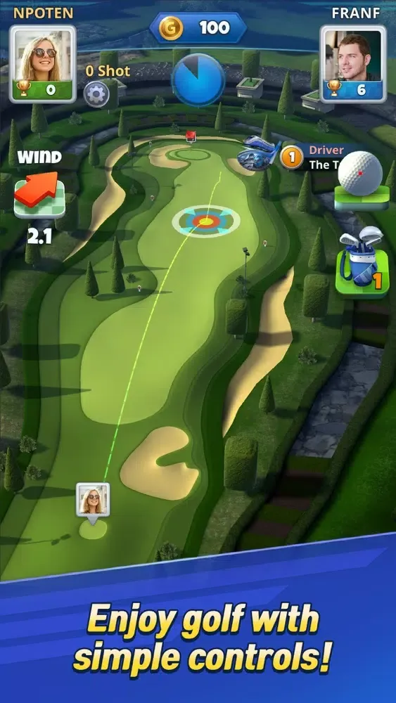 Tangkapan layar Golf Challenge