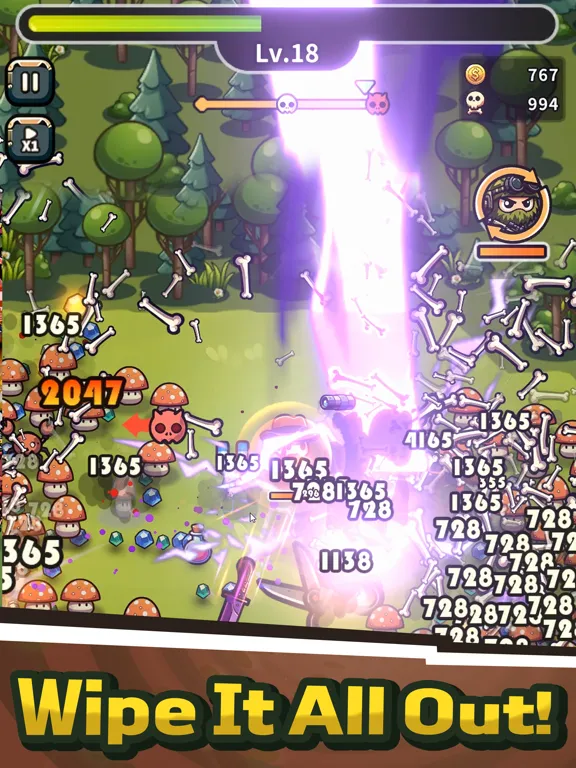 Tangkapan skrin Survival Raiders iPad 
