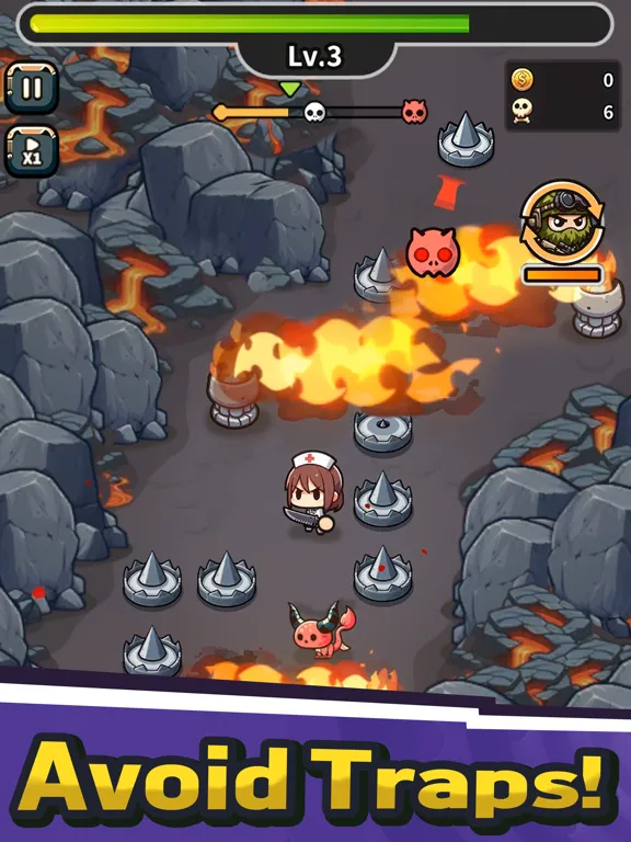 Tangkapan skrin Survival Raiders iPad 