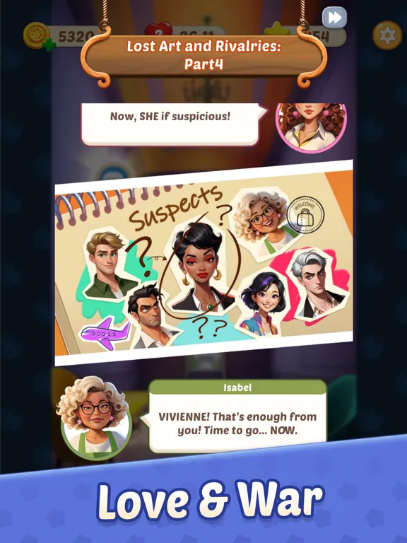 Скриншоты Mia’s Secret: Tile Match Story iPad 