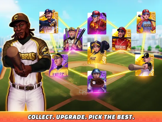 Baseball Clash: Real-time game iPad  Screenshots