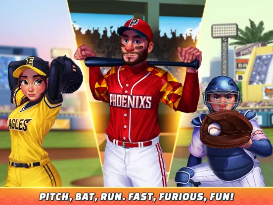Baseball Clash: Real-time game iPad  Screenshots