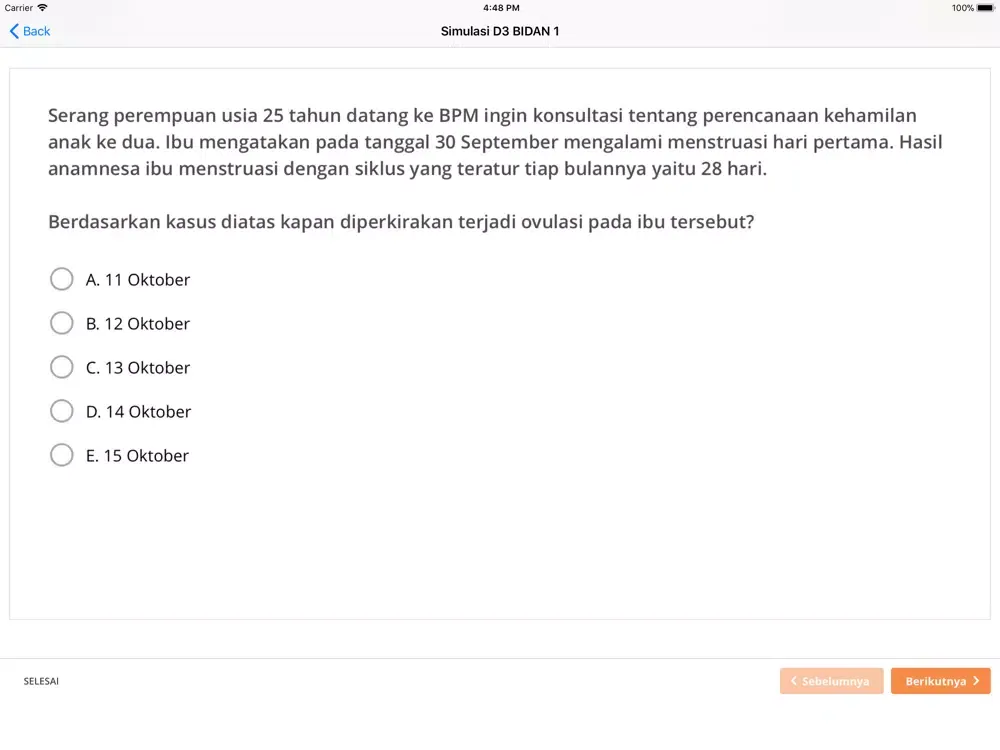 NEO D3 Bidan: Simulasi 1 iPad  Screenshots