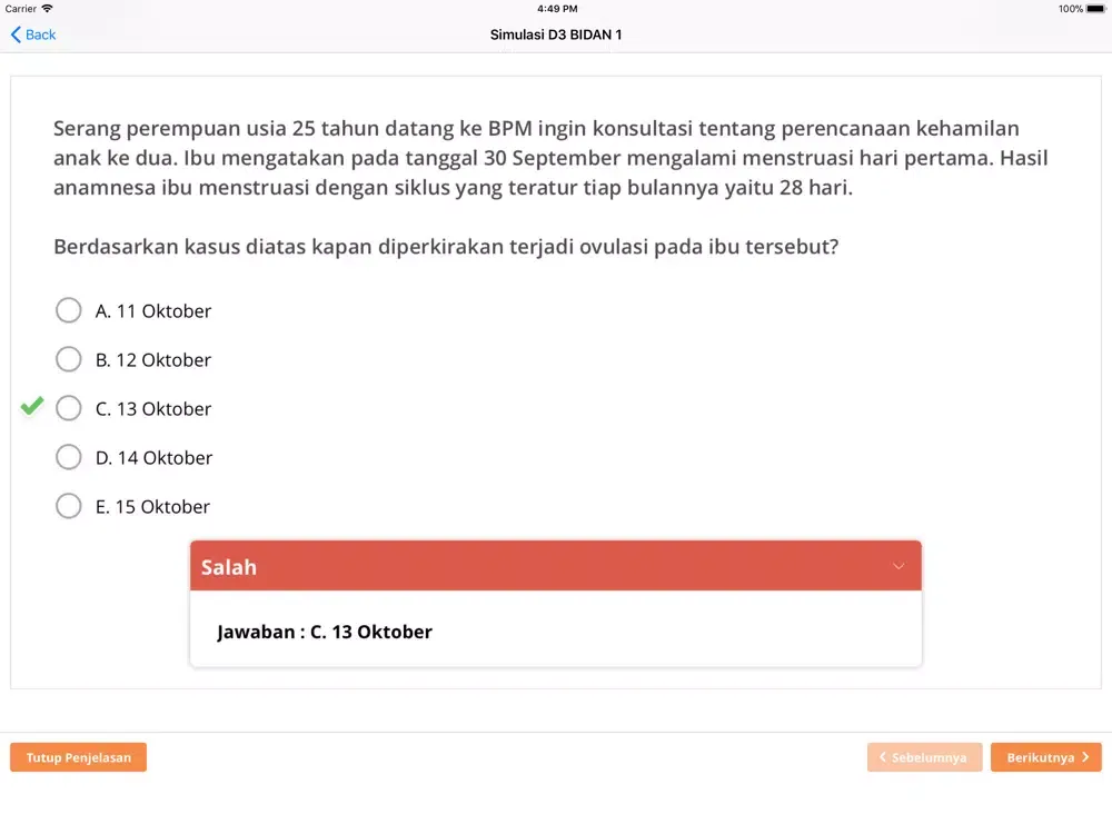 NEO D3 Bidan: Simulasi 1 iPad  Screenshots
