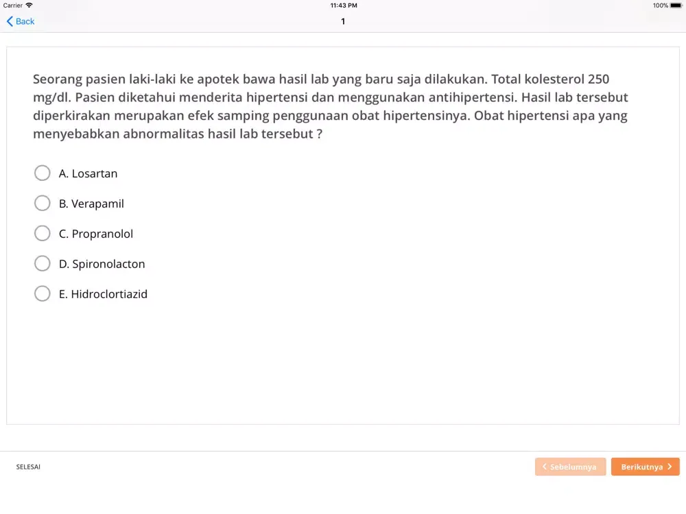 NEO D3 Farmasi: Latihan 2 iPad 应用截图
