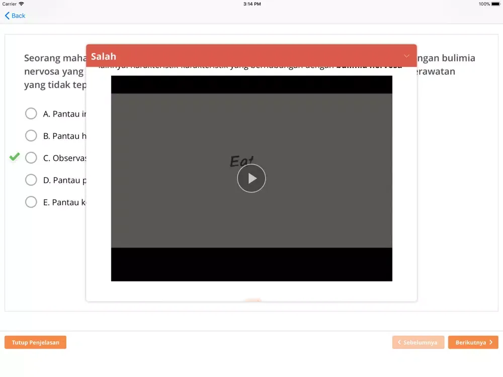 Zrzuty ekranu NEO UK NERS: Latihan 2 iPad 