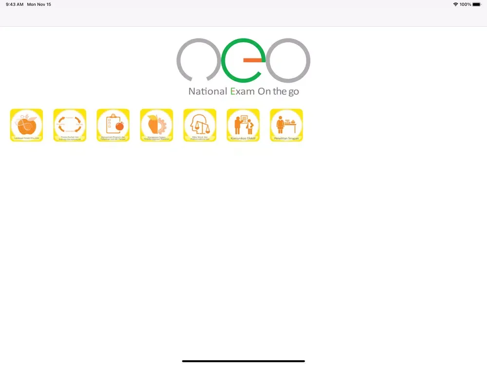 NEO Nutrisionis: Latihan 1 iPad  स्क्रीनशॉट